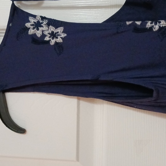 Sadie & Sage, Swing Dress Blue White Sz S - Picture 10 of 14